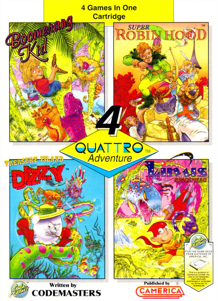 Quattro Adventure / Super Adventure Quests (NES) – The Codemasters Archive